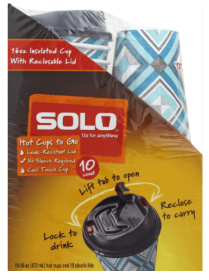 SOLO Hot Cups, to Go, 16 Ounce