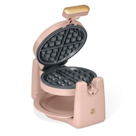Rotating Belgian Waffle Maker, Rose by Drew Barrymore