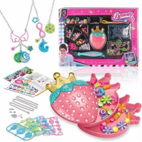 Children's Bracelet Making Kit, Beaded Rope DIY, Children's Hand Knitting Beading Games, Craft Rope Making Tools