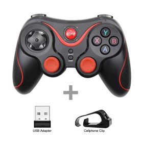 T3 X3 Wireless Joystick Gamepad PC Game Controller Support Bluetooth BT3.0 Joystick For Mobile Phone Tablet TV Box Holder (Ships From: China, Color: 2)