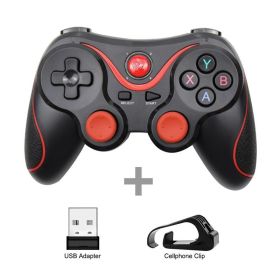T3 X3 Wireless Joystick Gamepad PC Game Controller Support Bluetooth BT3.0 Joystick For Mobile Phone Tablet TV Box Holder (Ships From: China, Color: 1)